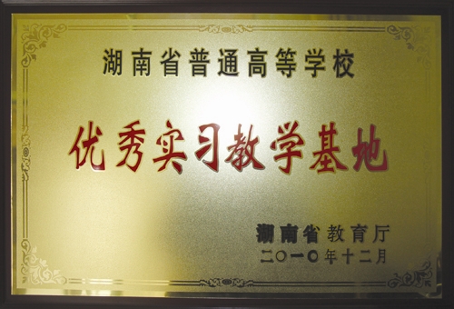 湖南省普通高等学校优秀实习教学基地