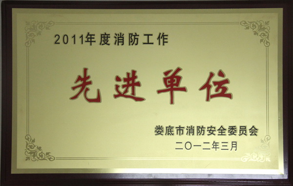 2011年度消防工作先进单位
